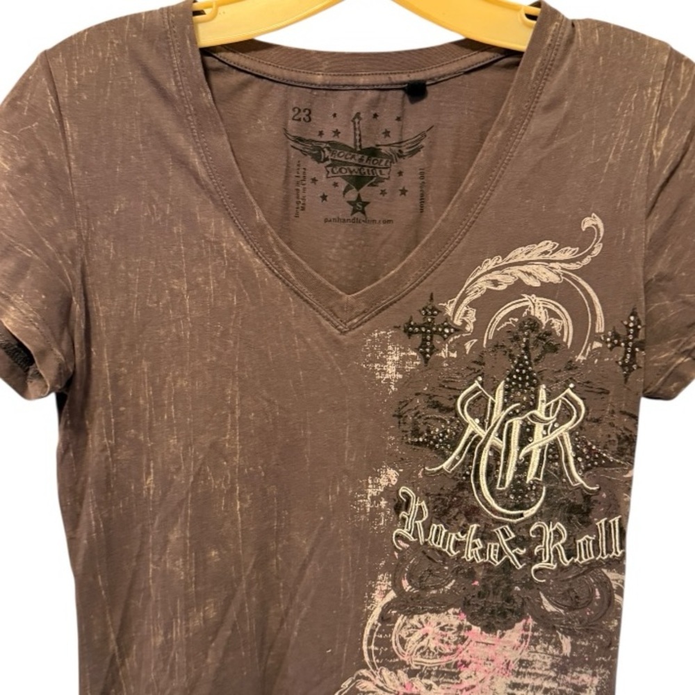 Rock & Roll Cowgirl Embroidered Shirt - Picture 2 of 6